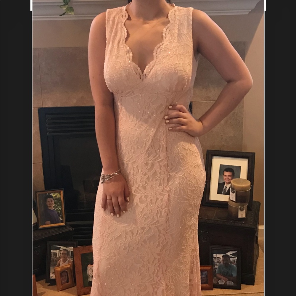 Homecoming/ prom dress long